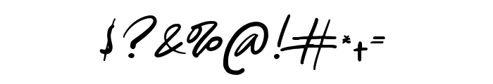 RTMondriel-handwritten Font OTHER CHARS