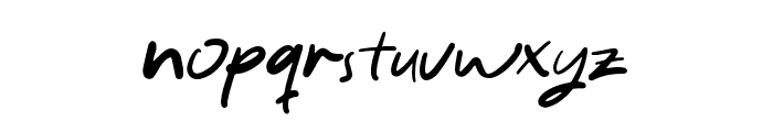 RTMondriel-handwritten Font LOWERCASE