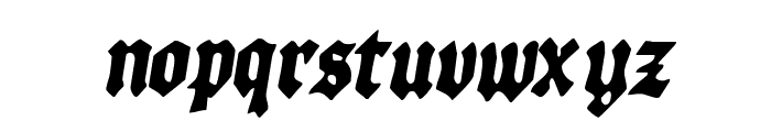 RTNocturneBlack-InkedSlanted Font LOWERCASE