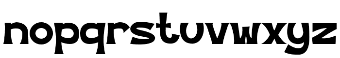 RUSTHAND-Regular Font LOWERCASE