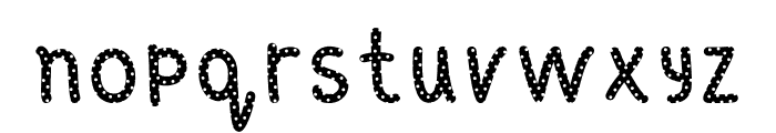 RabbioSwash-dotted Font LOWERCASE