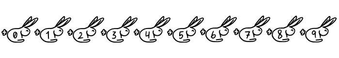 Rabbit Decorative Font OTHER CHARS
