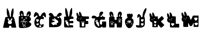 Rabbit Font Regular Font UPPERCASE