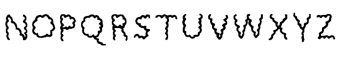 Rabble Regular Font UPPERCASE