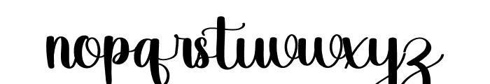 Rabbles Font LOWERCASE