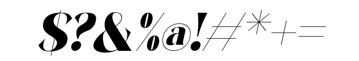 Rabert Conan Bold Italic Font OTHER CHARS