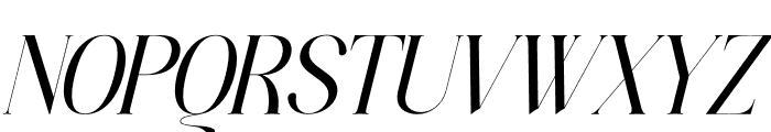 Rabgella Italic Font UPPERCASE