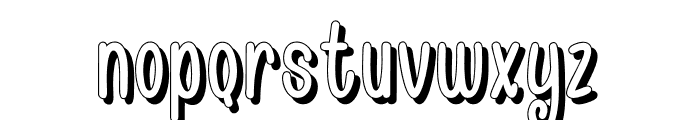 Rabit House Shadow Font LOWERCASE