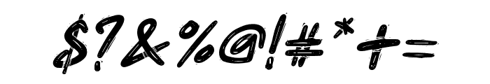 Rabsy Italic Font OTHER CHARS