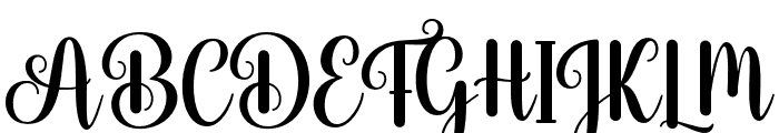 Racheal Font UPPERCASE