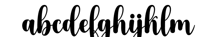 Racheal Font LOWERCASE