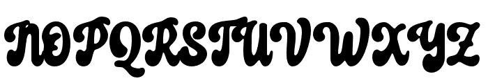 RachertBlur-Regular Font UPPERCASE