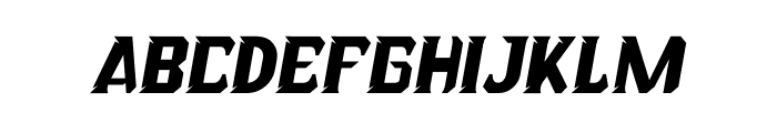 RacingCommando Font UPPERCASE