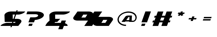 RacingPunch Font OTHER CHARS
