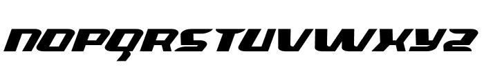 RacingPunch Font LOWERCASE