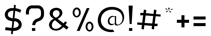 Racoti-Thin Font OTHER CHARS