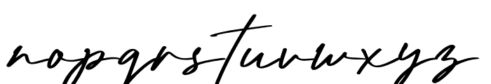 Radditya Signature Font LOWERCASE