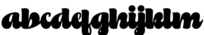 Radhen Retro Regular Font LOWERCASE
