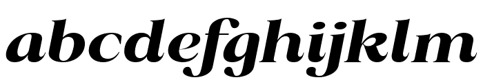 Radiant Charisma Bold Italic Font LOWERCASE