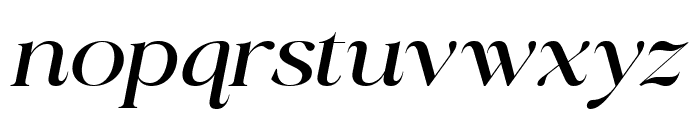Radiant Charisma Medium Italic Font LOWERCASE