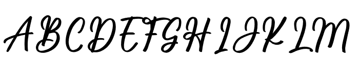 Radiant Signature Font UPPERCASE