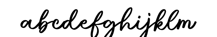 Radiant Signature Font LOWERCASE