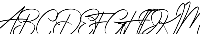 Radiantly Signature Font UPPERCASE