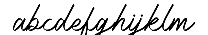 Radiantly Signature Font LOWERCASE