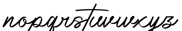 Radiantly Signature Font LOWERCASE