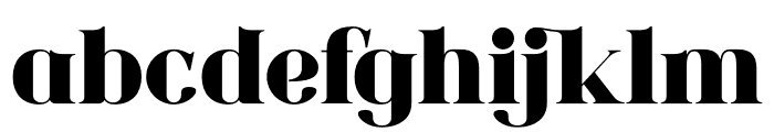 Radigh Font LOWERCASE