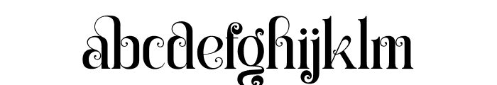 Radiker Font LOWERCASE