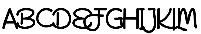 Radish and Garlick Bold Regular Font UPPERCASE