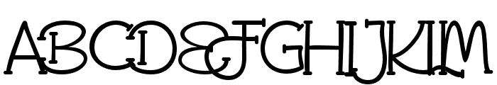 Radish and Garlick Slab Regular Font UPPERCASE