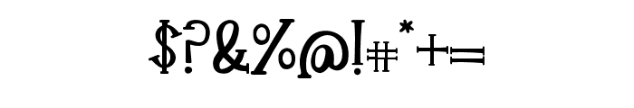 Raeberry Serif Regular Font OTHER CHARS