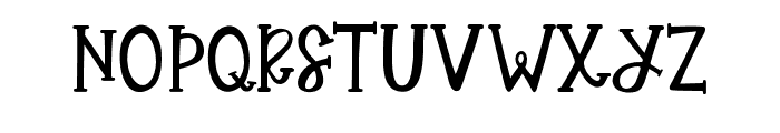 Raeberry Serif Regular Font UPPERCASE