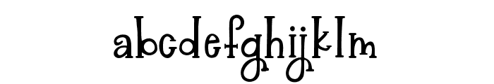 Raeberry Serif Regular Font LOWERCASE