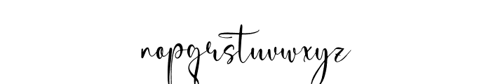 Raeylisse Font LOWERCASE