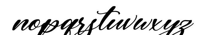 Rafaela Belaria Italic Font LOWERCASE