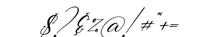 Rafaela Salitha Italic Font OTHER CHARS