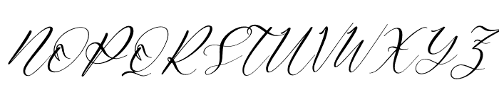 Rafaela Salitha Italic Font UPPERCASE