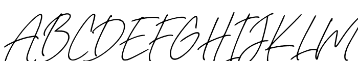 Rafaella Signature Italic Font UPPERCASE