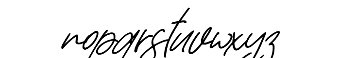 Rafaella Signature Italic Font LOWERCASE