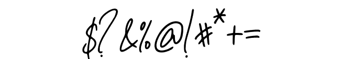 Rafaella Signature Font OTHER CHARS