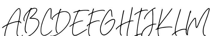 Rafaella Signature Font UPPERCASE