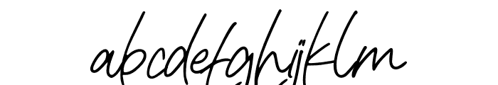 Rafaella Signature Font LOWERCASE
