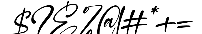 Rafaesty Italic Font OTHER CHARS