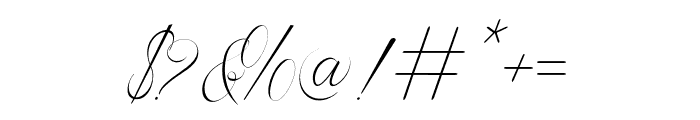 Rafalza-Regular Font OTHER CHARS