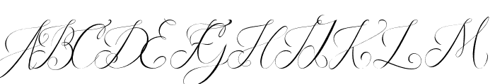 Rafalza-Regular Font UPPERCASE