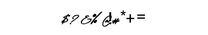 Raffa Signature Font OTHER CHARS