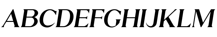 Raffin Italic Font UPPERCASE
